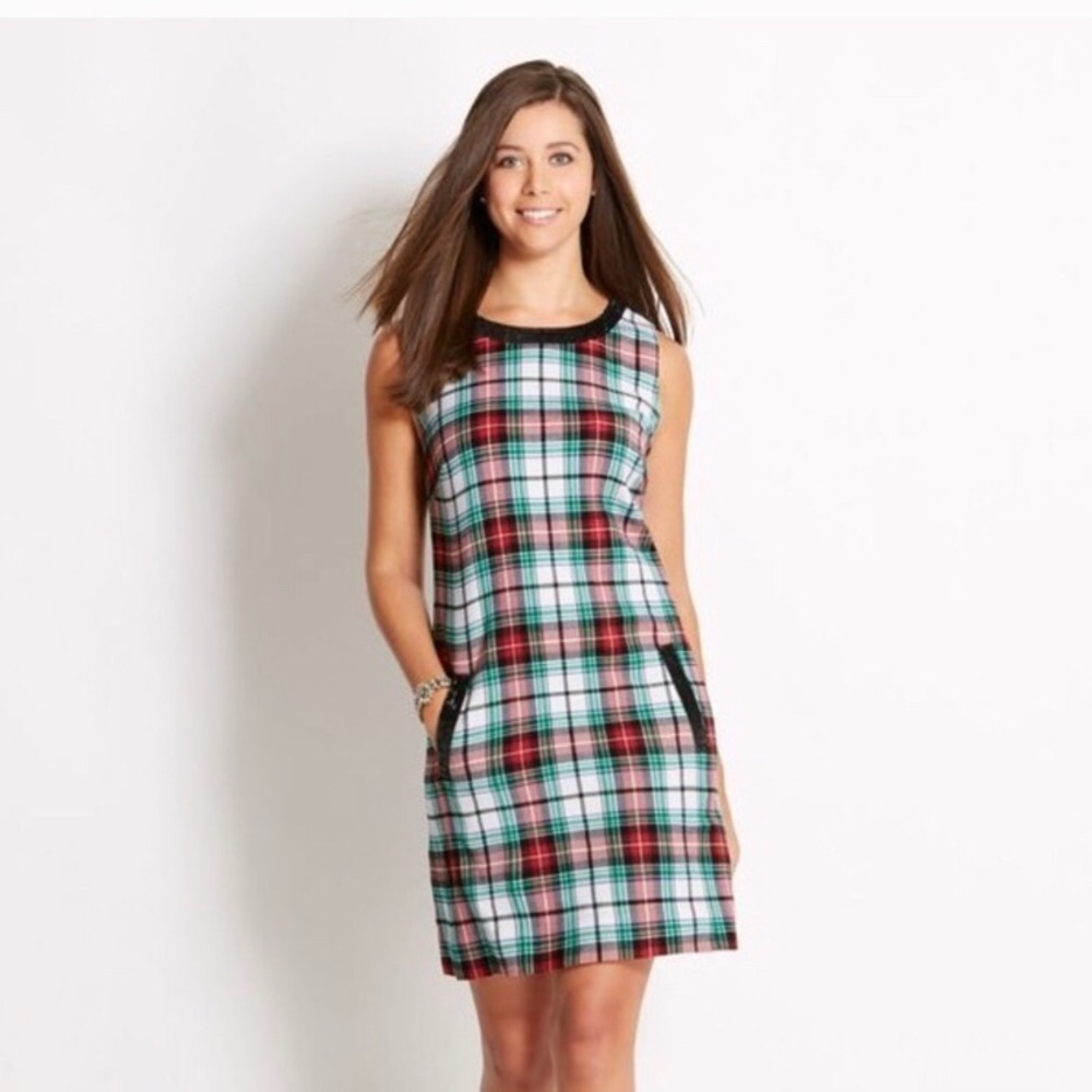 Vineyard Vines tartan plaid Holiday dress